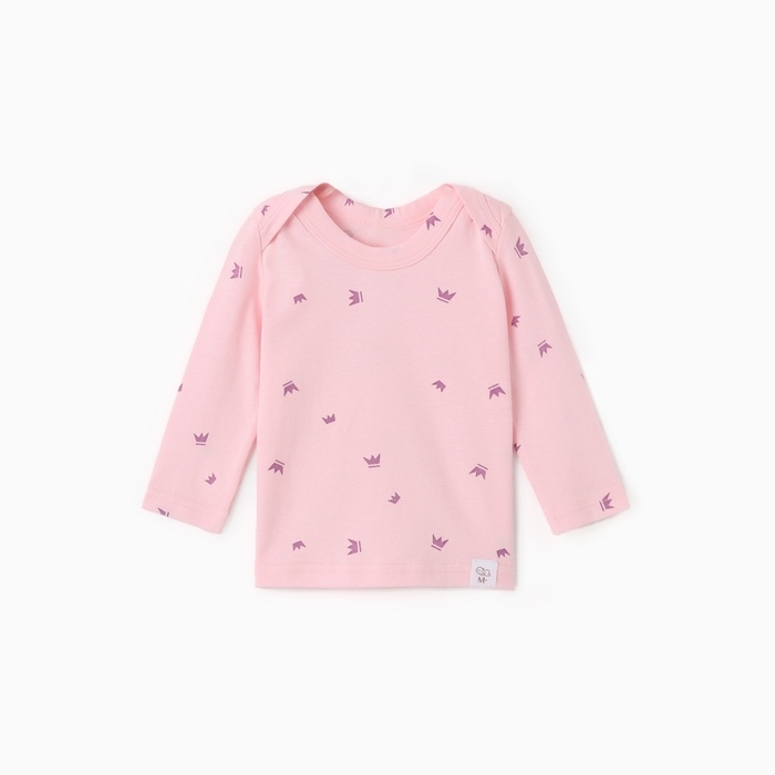 Лонгслив детский MINAKU, цвет розовый, рост 62-68 см Лонгслив детский MINAKU, цвет розовый, рост 62-68 см