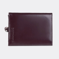 Обложка для удостоверения и автодокументов на кнопке, цвет бордовый Обложка для удостоверения и автодокументов на кнопке, цвет бордовый