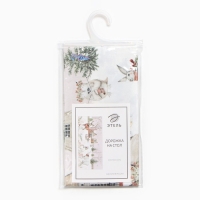 Новый год.Дорожка Этель "Звери в городе" 30х70 см, 100% хлопок, саржа 190 г/м2