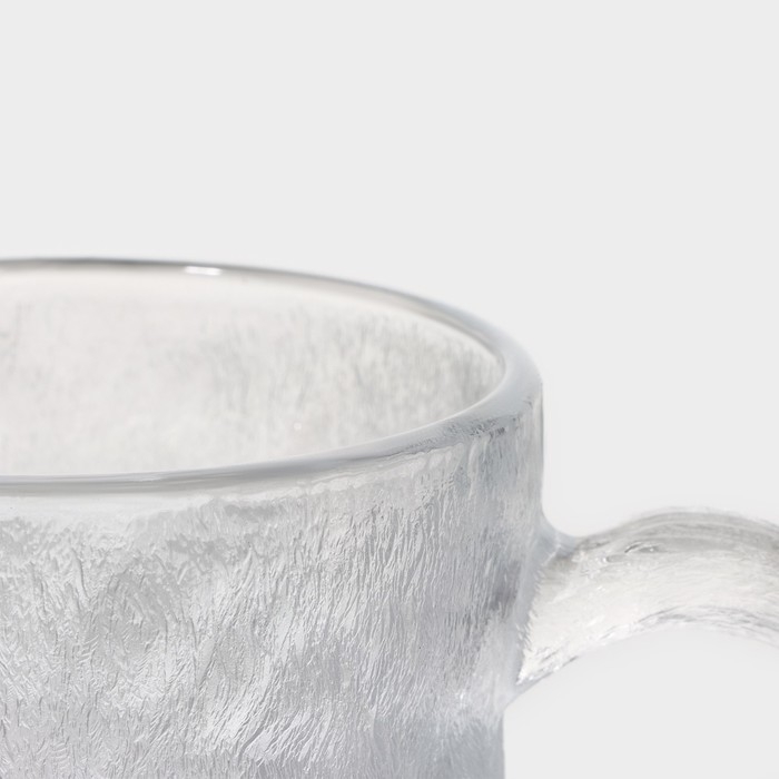 Кружка стеклянная Доляна «Айс», 340 мл Кружка стеклянная Доляна «Айс», 340 мл