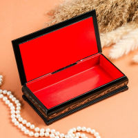 Шкатулка - купюрница &laquo;Ангелок на облаке&raquo;, 8,5&times;17 см, лаковая миниатюра