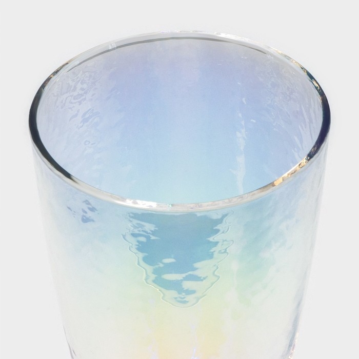 Набор бокалов для шампанского стеклянный Magistro &laquo;Жемчуг&raquo;, 270 мл, 7,5&times;26 см, 2 шт, цвет перламутровый