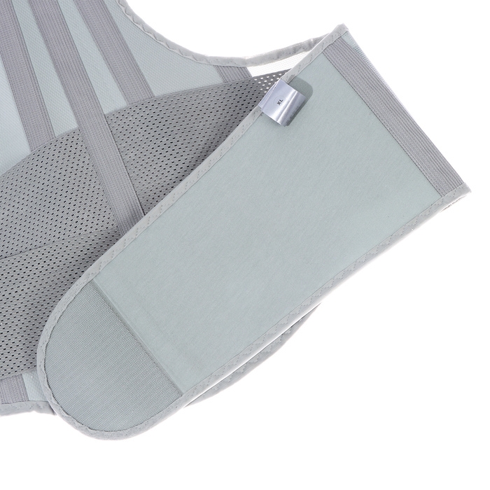 Корсет орт.корректирующий, усиленный серый (корректор осанки 4 ребра), размер: XL-52см Корсет орт.корректирующий, усиленный серый (корректор осанки 4 ребра), размер: XL-52см