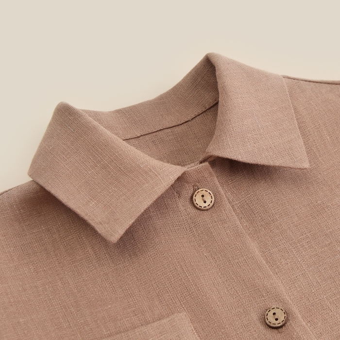 Костюм детский домашний (рубашка и брюки) SL HOME р 36 (134-140), кофейный Костюм детский домашний (рубашка и брюки) SL HOME р 36 (134-140), кофейный