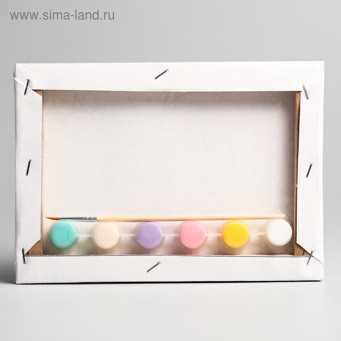 Картина по номерам для детей Картина по номерам для детей "Рапунцель" 21х15 см, Принцессы