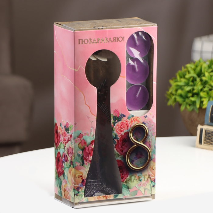 Набор подарочный Набор подарочный "Париж" (диффузор и свечи) орхидея, "Богатство Аромата" 8 марта