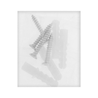 Зеркалодержатель ТУНДРА, d=17 мм, без сверления, цвет матовый никель, 4 шт.