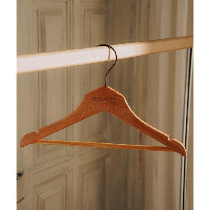 Плечики - вешалки для одежды SL Home, 5 шт, детские, дерево лотос, 33×21 см Плечики - вешалки для одежды SL Home, 5 шт, детские, дерево лотос, 33×21 см