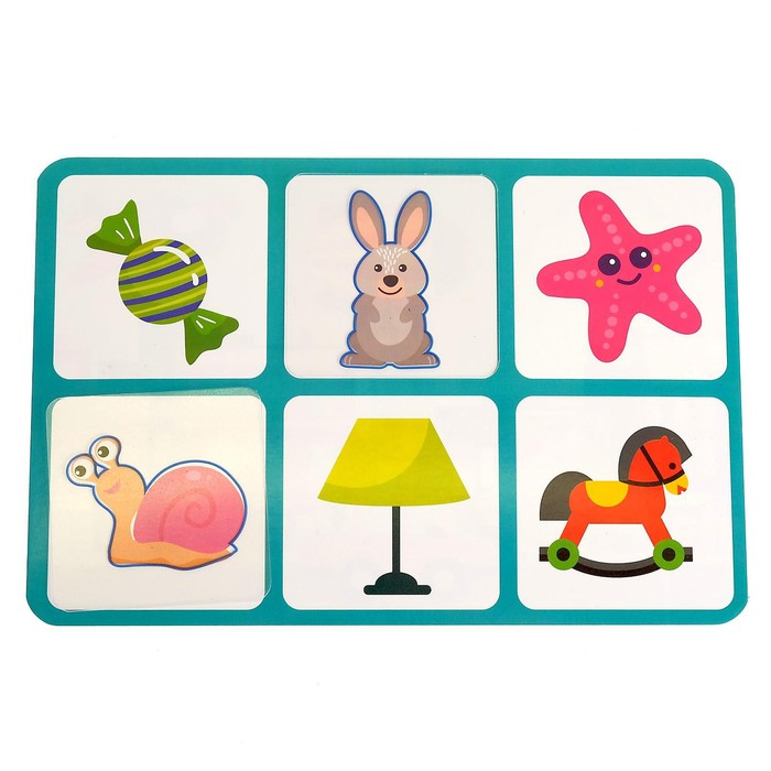 Настольная игра &laquo;Умное лото. Контуры&raquo;, 2 игрока, 3+