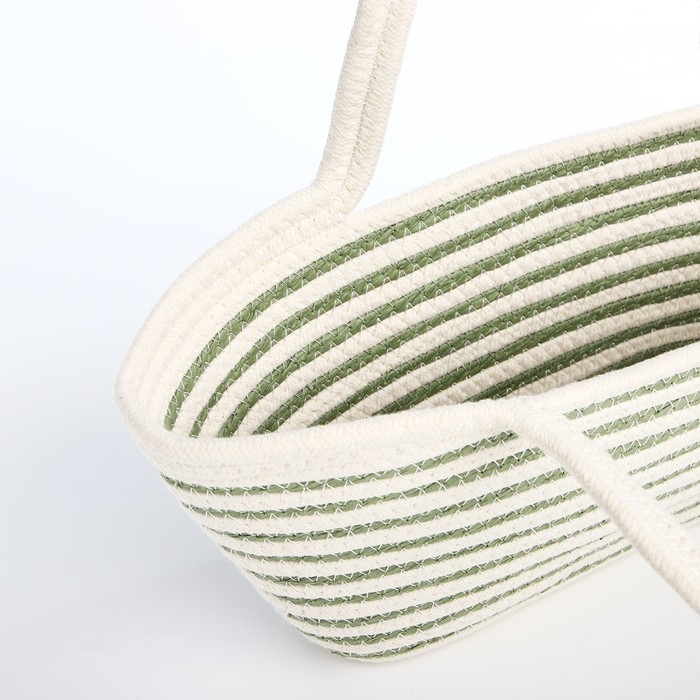 Сумка-тоут без застёжки, цвет белый/зелёный Сумка-тоут без застёжки, цвет белый/зелёный