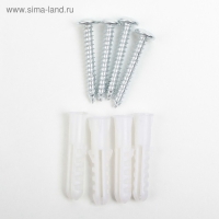 Держатель для уборочного инвентаря с крючками, 26&times;6&times;9 см, цвет МИКС