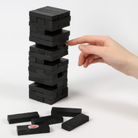 Настольная игра падающая башня-дженга &laquo;Подставь соседа&raquo;, 54 бруска, 16+