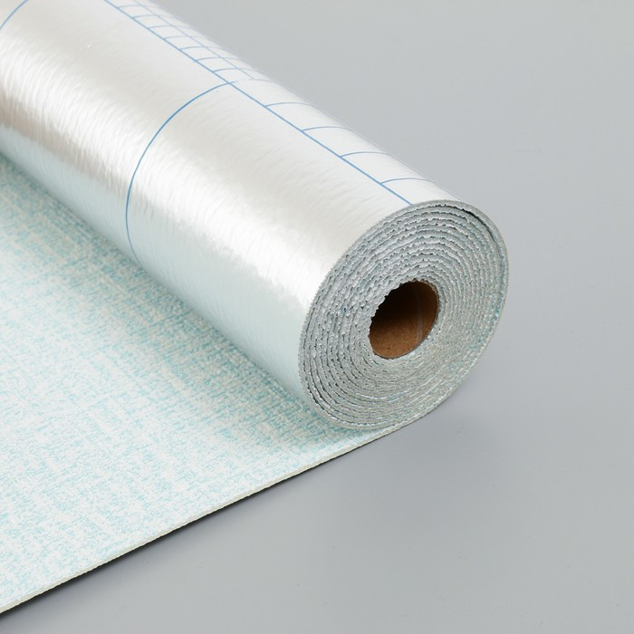 Панель ПВХ самоклеящаяся в рулоне синяя, 2,8м, 50см, толщ2мм Панель ПВХ самоклеящаяся в рулоне синяя, 2,8м, 50см, толщ2мм