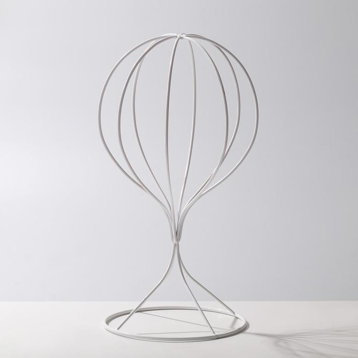 Подставка для шапок 17&times;17&times;32 см, h= 32, цвет белый