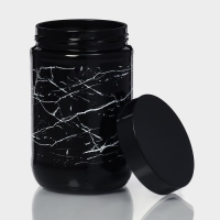 Банка стеклянная для сыпучих продуктов &laquo;Марбл&raquo;, 660 мл