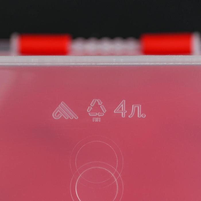 Аптечка &laquo;Доктор+&raquo;, 4 л, прямоугольная, рисунок МИКС