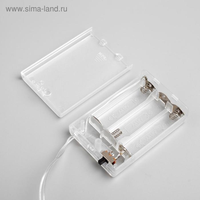 Гирлянда «Нить» 3 м с насадками «Звёзды», IP20, прозрачная нить, 20 LED, батарейки AAх3 (нет в комплекте), свечение мульти Гирлянда «Нить» 3 м с насадками «Звёзды», IP20, прозрачная нить, 20 LED, батарейки AAх3 (нет в комплекте), свечение мульти