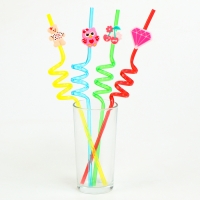 Трубочки для коктейля &laquo;Для влюблённых&raquo;, набор 4 шт.