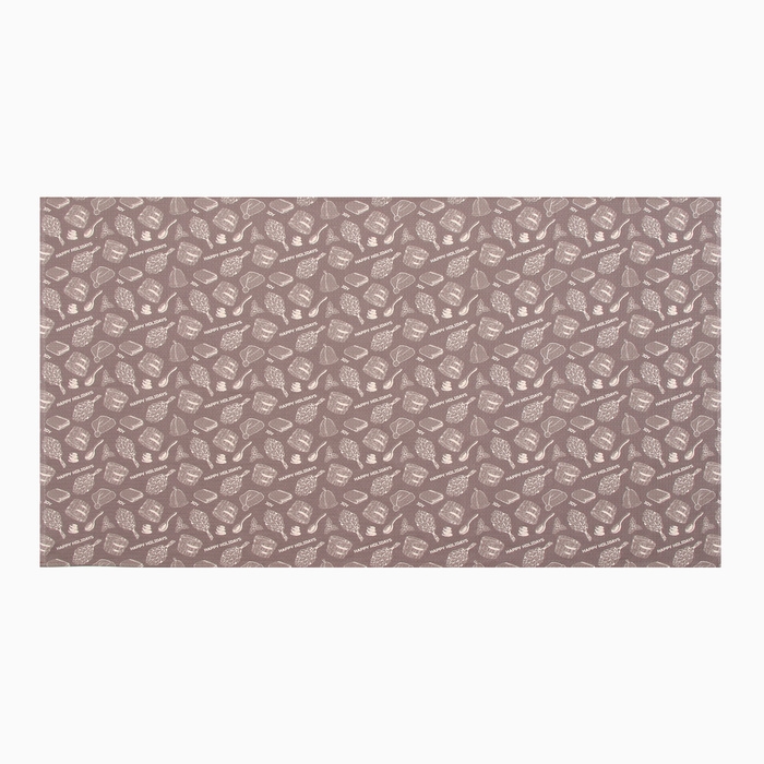 Полотенце "Новогодняя баня" 80х150 см, 100% хлопок, ваф.полотно, 160 г/м2