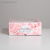 Коробка для капкейков, кондитерская упаковка, 9 ячеек &laquo;Enjoy every moment&raquo;, 25 х 25 х 10 см