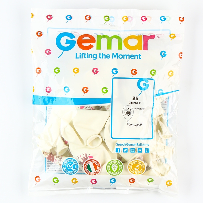 Шар латексный 14" &laquo;Boho Динозаврик&raquo;, 25 шт., МИКС