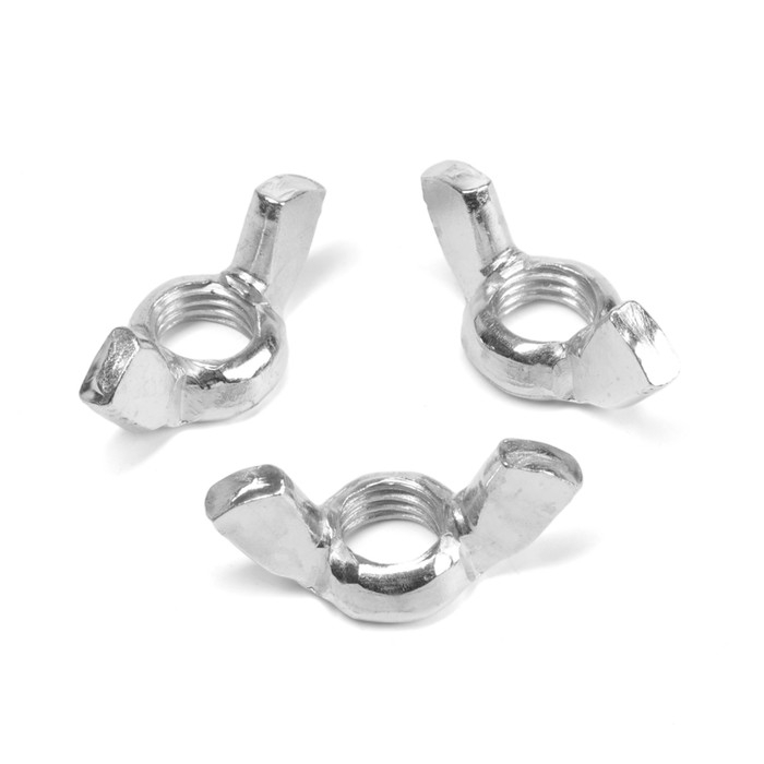 Гайка-барашек ЛОМ, с округлыми лепестками, DIN 315, оцинкованная, М12, 5 кг Гайка-барашек ЛОМ, с округлыми лепестками, DIN 315, оцинкованная, М12, 5 кг