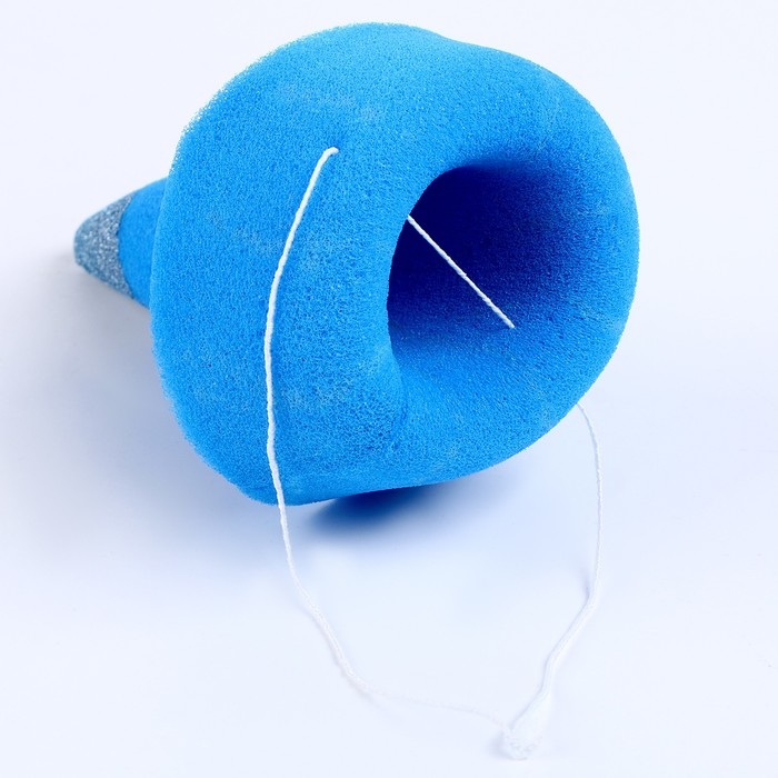 Карнавальный колпак «Клоун», на резинке, поролон, цвет синий Карнавальный колпак «Клоун», на резинке, поролон, цвет синий