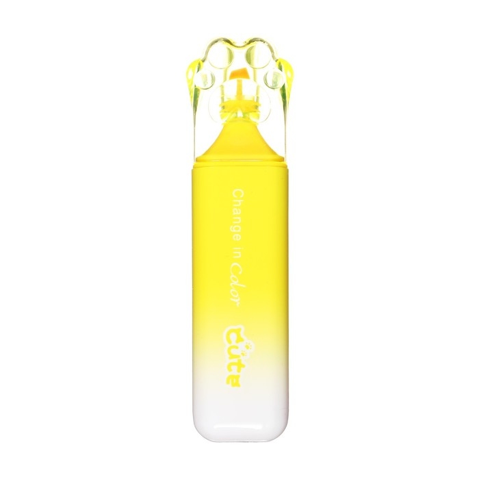 Маркер текстовыделитель, 4 цвета, наконечник скошенный "Лапки", МИКС