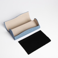 Футляр для очков на магните, длина 16 см, цвет синий