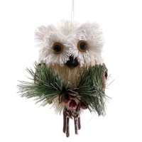 Новый год! Декоративная подвеска «Белая совушка» 7 × 11 × 20 см Новый год! Декоративная подвеска «Белая совушка» 7 × 11 × 20 см