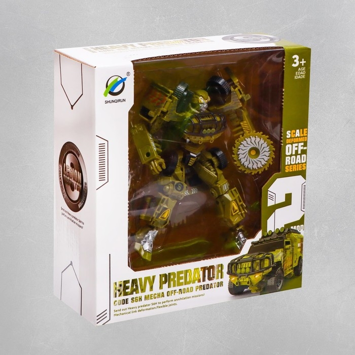 Робот «Военный внедорожник», трансформируется, цвет МИКС Робот «Военный внедорожник», трансформируется, цвет МИКС