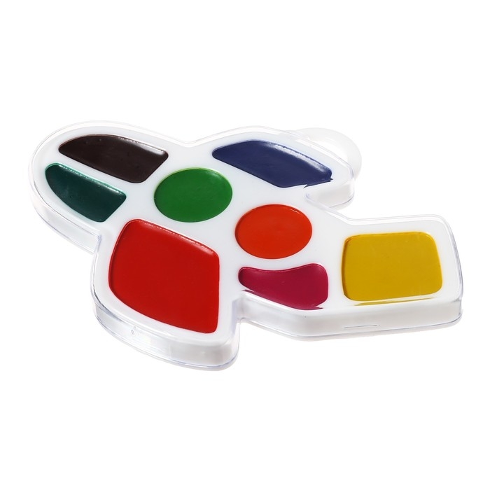 Акварель Акварель "Луч", "Самолётик", 8 цветов, без кисти