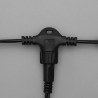 Гирлянда &laquo;Занавес&raquo; 2 &times; 9 м, IP44, УМС, тёмная нить, 1800 LED, свечение мульти, 220 В