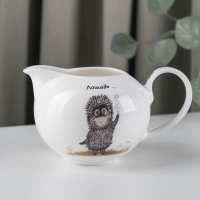 Сливочник фарфоровый &laquo;Ёжик в тумане&raquo;, 430 мл