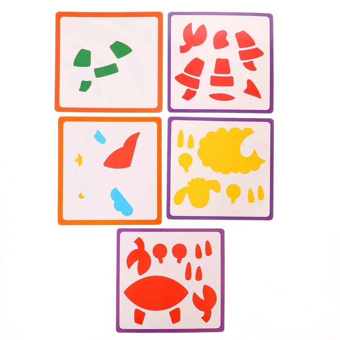 Развивающий набор &laquo;Рисуем по трафаретам&raquo;