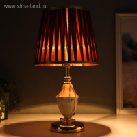 Лампа настольная 16141/1 E27 40Вт бело-золотой 25х25х44 см RISALUX Лампа настольная 16141/1 E27 40Вт бело-золотой 25х25х44 см RISALUX