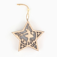 Ёлочная игрушка новогодняя &laquo;Балерина&raquo;, на Новый год, 11,5 х 11 см