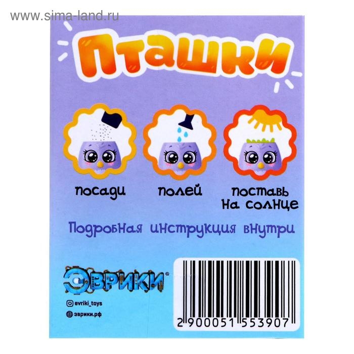 Набор для опытов «Пташки, выращиваем травку», фиолетовый горшочек Набор для опытов «Пташки, выращиваем травку», фиолетовый горшочек