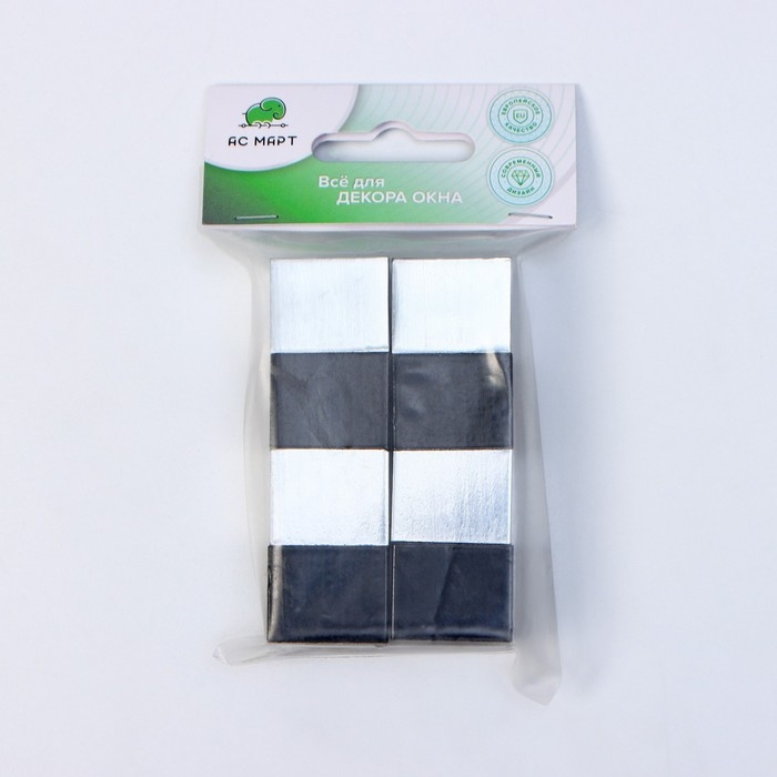 Наконечник на карниз d=19 мм &laquo;Магнум&raquo;, цвет чёрный/хром