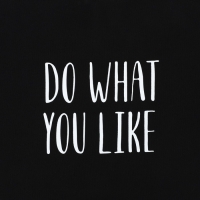 Шопер Do what you like, на молнии, 37х32х10см Шопер Do what you like, на молнии, 37х32х10см