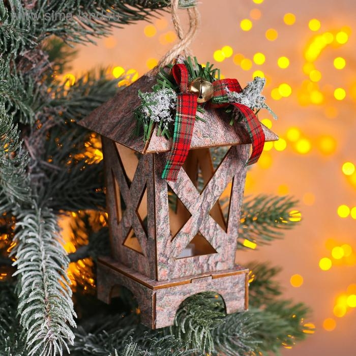 Новогодний декор с подсветкой «Сказка» 8,5х8,5х16 см Новогодний декор с подсветкой «Сказка» 8,5х8,5х16 см