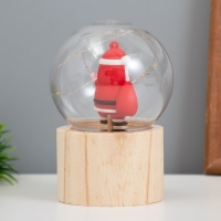 Ночник &laquo;Шар-дед мороз&raquo; LED 3хAG10 шар 8см 6,5х6,5х11,5см