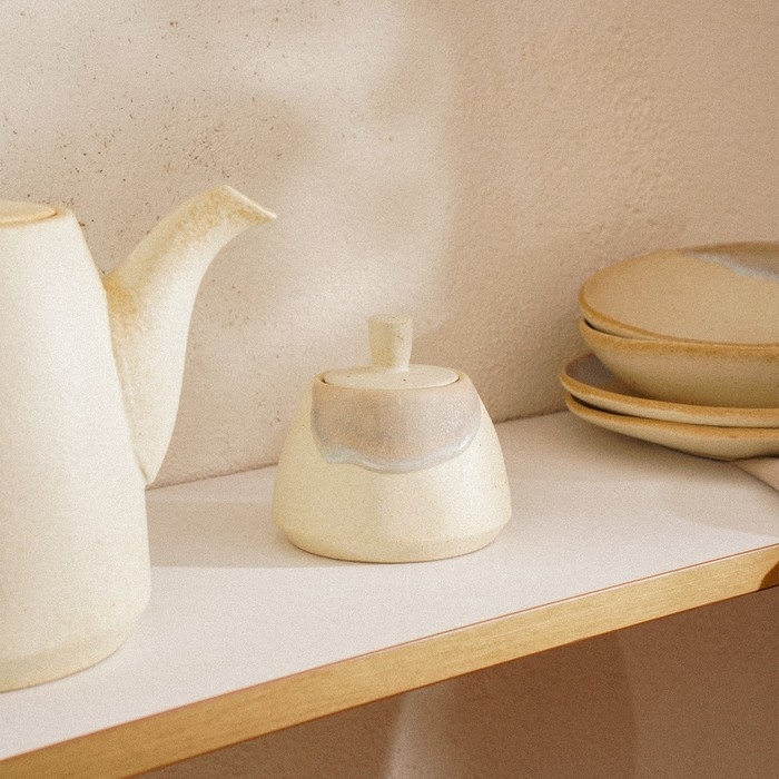 Сахарница фарфоровая SL Home «Волны Сардинии», 280 мл, 9,5×10,5 см, цвет бежевый Сахарница фарфоровая SL Home «Волны Сардинии», 280 мл, 9,5×10,5 см, цвет бежевый