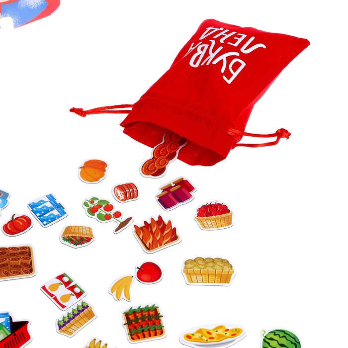 Магнитная книжка-игрушка «Овощи, фрукты и прочие продукты», 8 стр. Магнитная книжка-игрушка «Овощи, фрукты и прочие продукты», 8 стр.