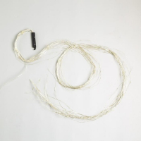 Гирлянда «Конский хвост» 20 нитей по 2 м, IP20, серебристая нить, 400 LED, свечение белое, 12 В Гирлянда «Конский хвост» 20 нитей по 2 м, IP20, серебристая нить, 400 LED, свечение белое, 12 В