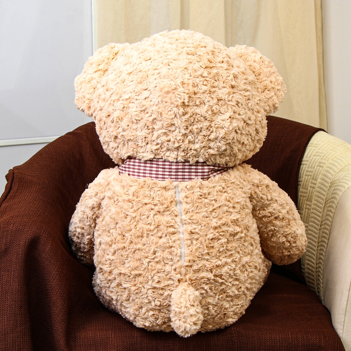 Мягкая игрушка «Медведь» с сердцем, 80 см, цвет бежевый Мягкая игрушка «Медведь» с сердцем, 80 см, цвет бежевый