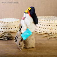 Оберег-домовой "Кузя в кепке, мешком"МИКС