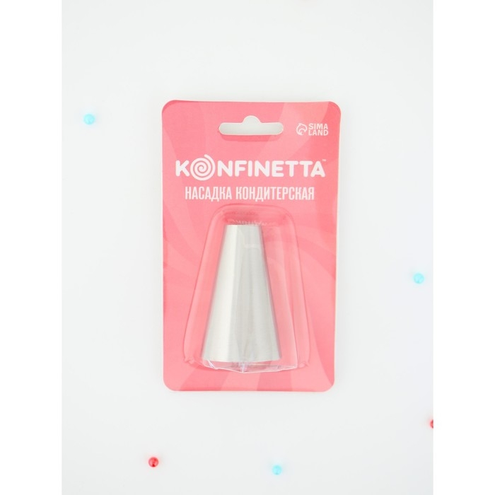 Насадка кондитерская KONFINETTA &laquo;Круг&raquo;, d=3 см, выход 1,2 см, нержавеющая сталь