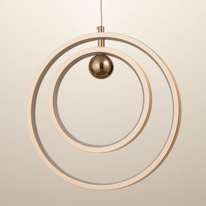 Светильник BayerLux "Хайфи" 36Вт LED хром 30х30х32см