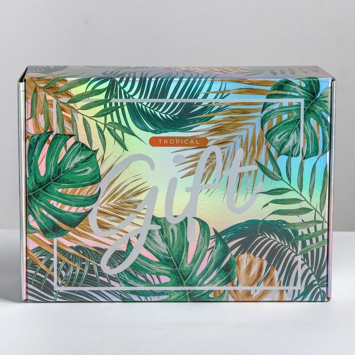 Коробка подарочная складная, упаковка, &laquo;Gift&raquo;, 30,5 х 22 х 9,5 см